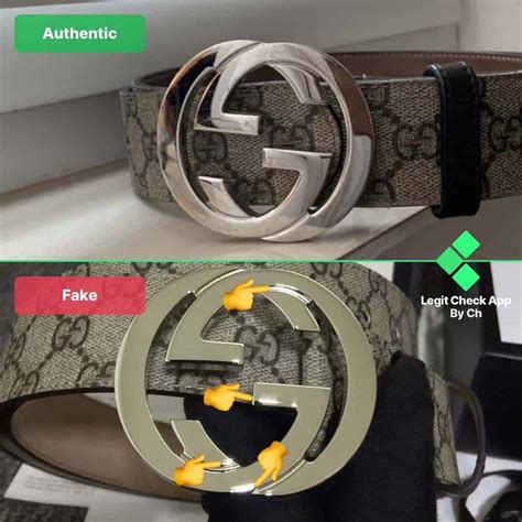 gg belt fake|how to check gucci belt.